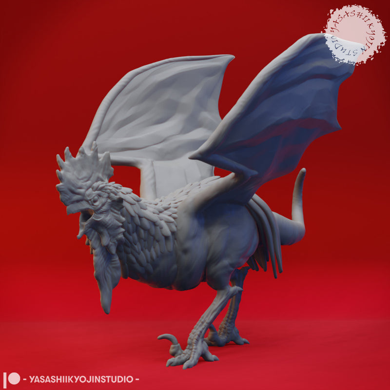Cockatrice - Tabletop Miniature (Pre-Supported)