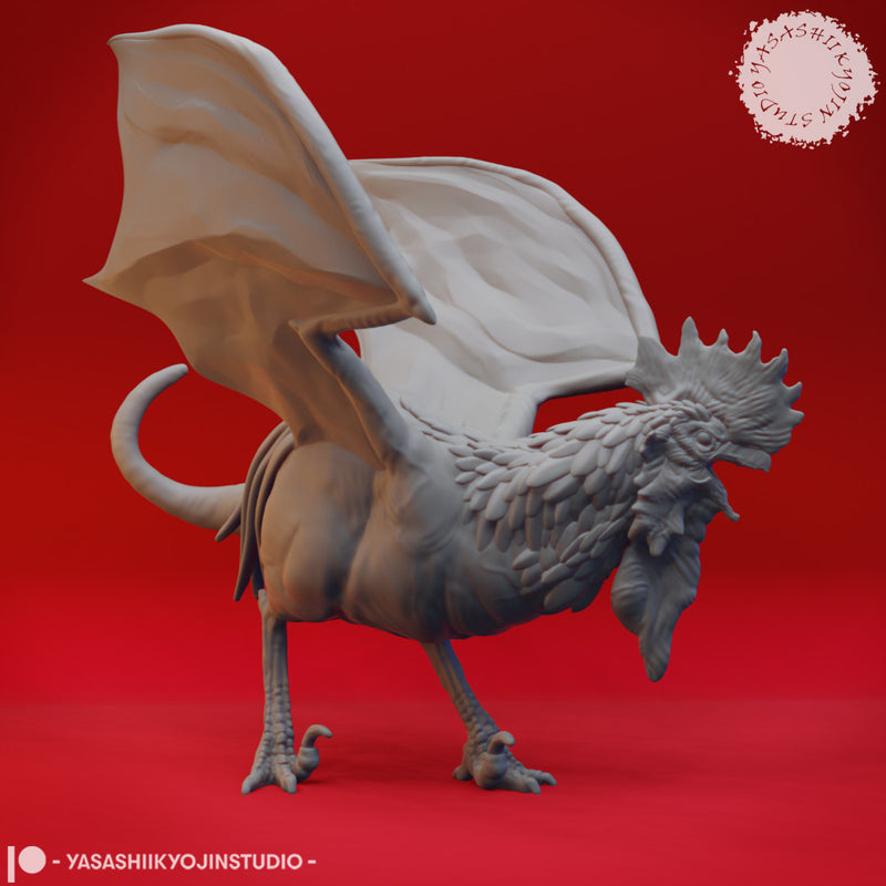 Cockatrice - Tabletop Miniature (Pre-Supported)