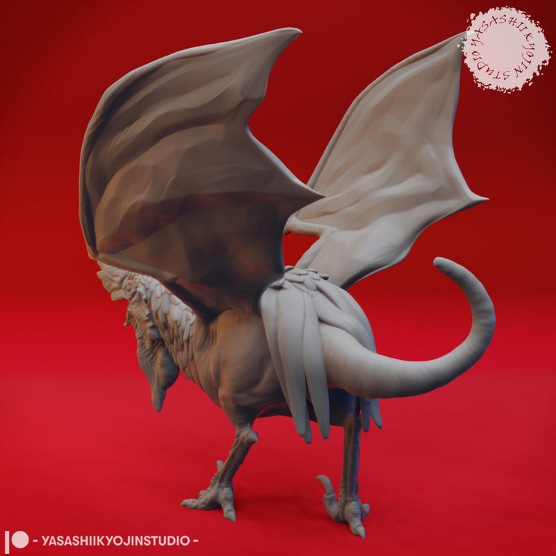Cockatrice - Tabletop Miniature (Pre-Supported)