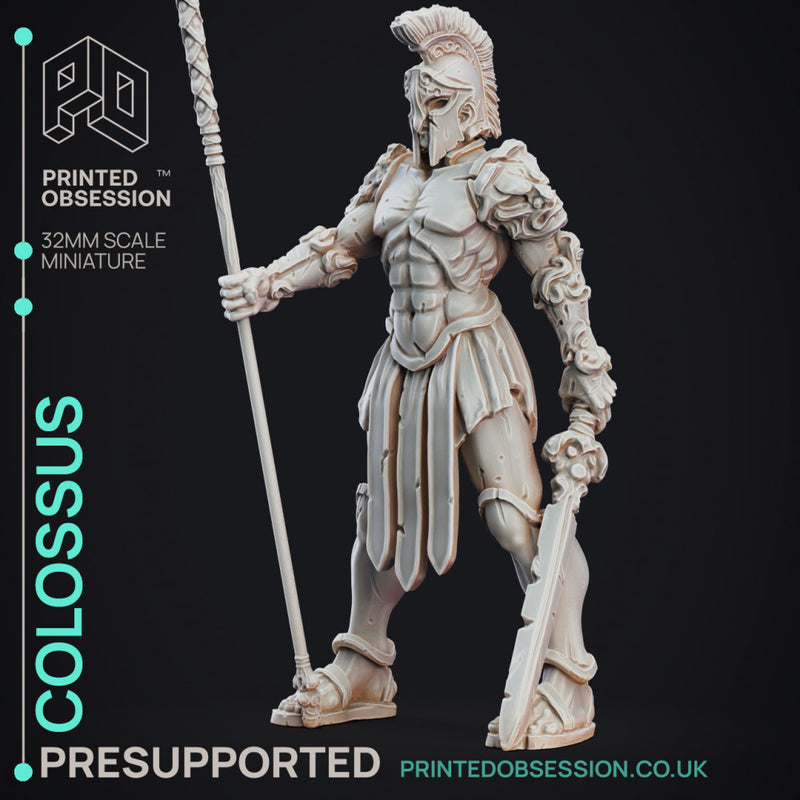 Colossus - Construct - PRESUPPORTED - D&D 32mm