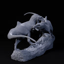 Concavenator fighting 1-35 scale dinosaur - Only-Games