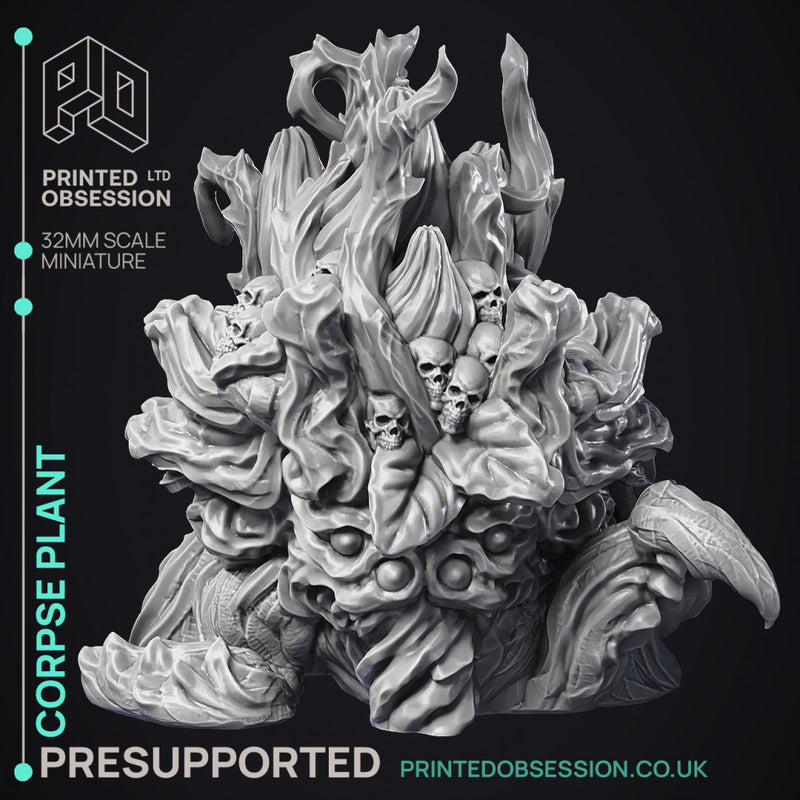 Corpse Plant - Large Undead Monster - PRESUPPORTED - 32 mm Scale - Only-Games