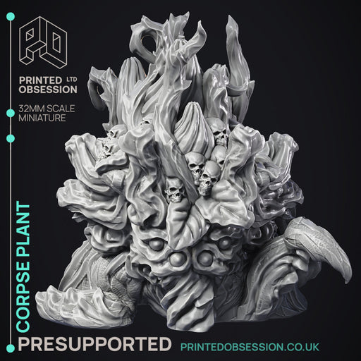 Corpse Plant - Large Undead Monster - PRESUPPORTED - 32 mm Scale - Only-Games