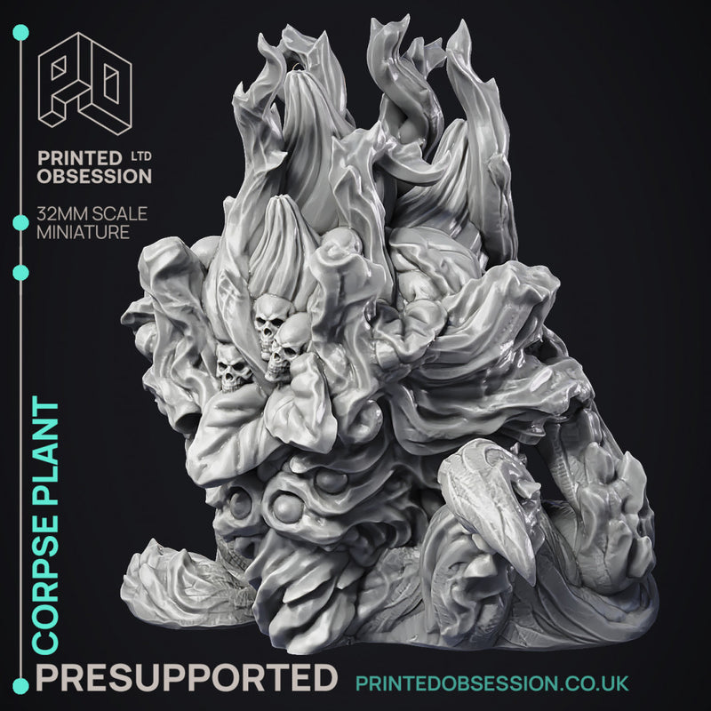 Corpse Plant - Large Undead Monster - PRESUPPORTED - 32 mm Scale - Only-Games