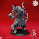 Coyote Necromancer - Tabletop Miniature (Pre-Supported)