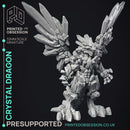 Crystal Dragon - Large Dragon - PRESUPPORTED - Hell Hath No Fury - 32mm Scale