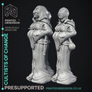 Cultists of change - 3 Models - Cryptid of the Darkwood - PRESUPPORTED - Illustrated and Stats - 32mm scale