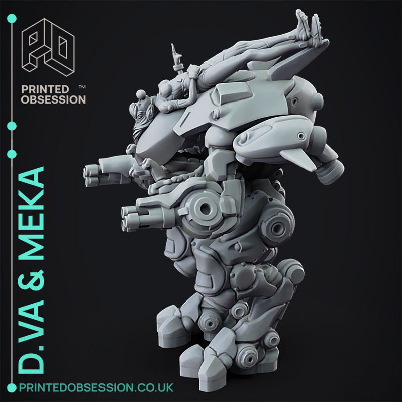 Overwatch - D.Va & Meka - Victory Pose - Only-Games