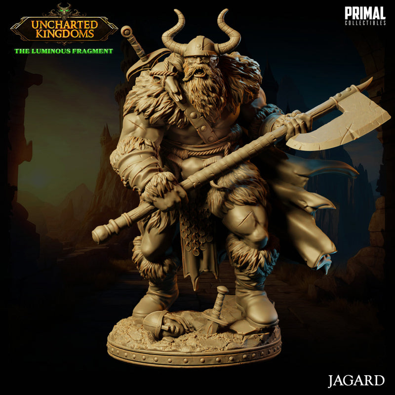 4 miniatures - 32mm - Barbarians Bundle - Uncharted Kingdoms - Only-Games