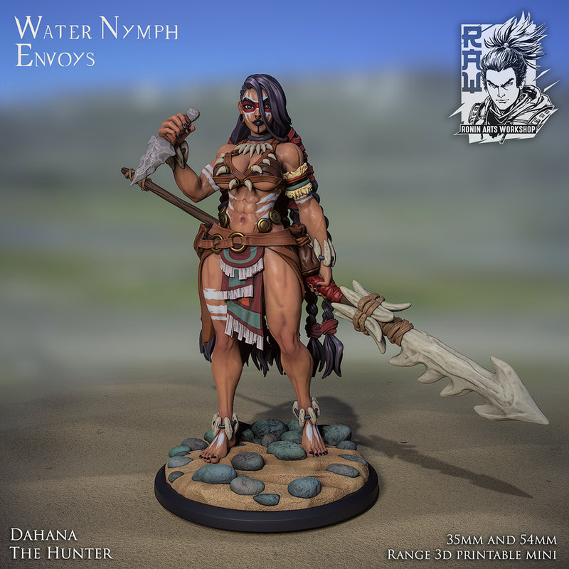 Dahana The Hunter - Dual form (Mermaid) - STL only - Only-Games
