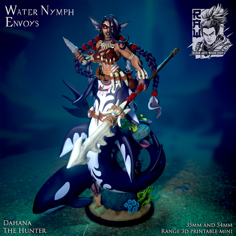 Dahana The Hunter - Dual form (Mermaid) - STL only - Only-Games