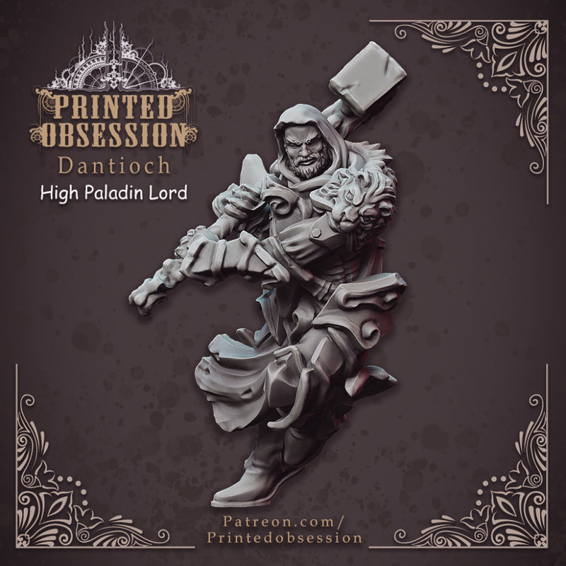 Paladin Mega Pack - 6 paladins - 32 mm scale - D&D - Only-Games