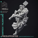 Dantioch - Paladin Lord - PRESUPPORTED - 32mm Scale - Heaven hath no fury