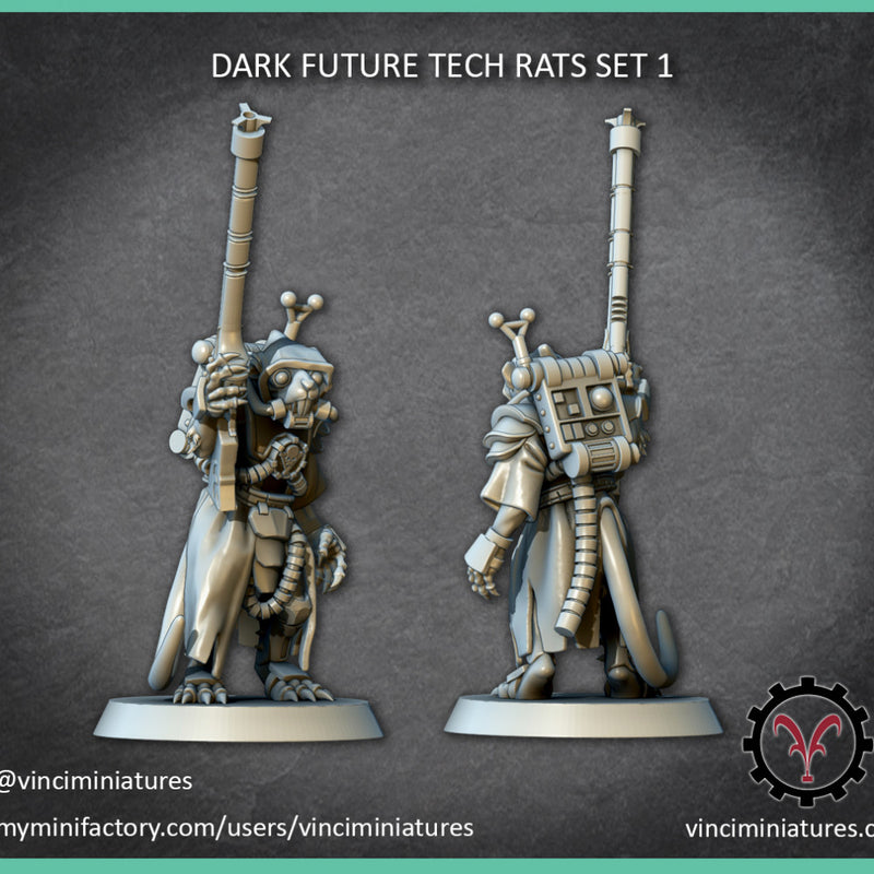 DARK FUTURE TECH RATS SET 1 - Only-Games