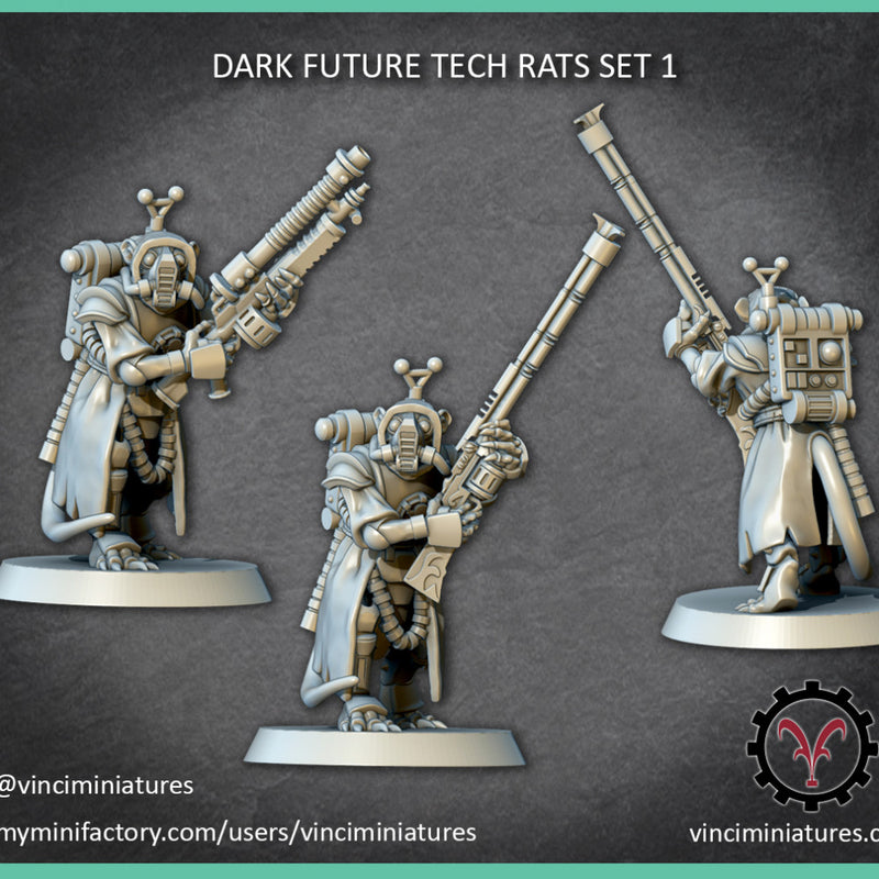 DARK FUTURE TECH RATS SET 1 - Only-Games