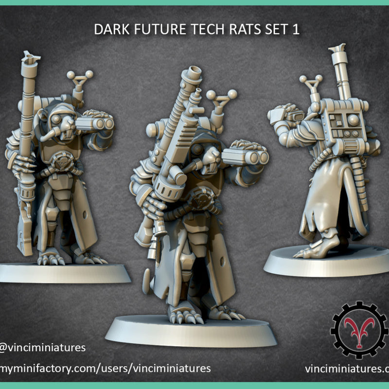 DARK FUTURE TECH RATS SET 1 - Only-Games