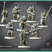 DARK FUTURE TECH RATS SET 1 - Only-Games