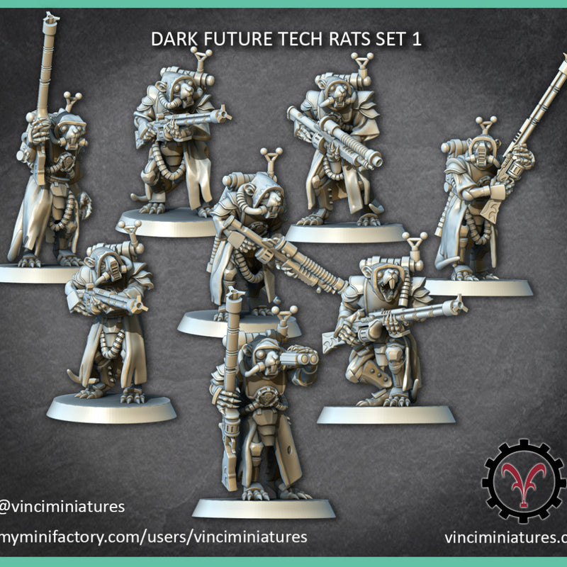 DARK FUTURE TECH RATS SET 1 - Only-Games