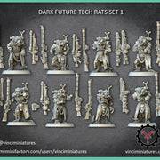 DARK FUTURE TECH RATS SET 1 - Only-Games
