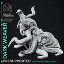 Dark Weaver - Shadowfell Spider creature - PRESUPPORTED - 32mm scale