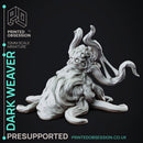 Dark Weaver - Shadowfell Spider creature - PRESUPPORTED - 32mm scale