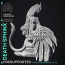 Death Sphinx - Undead Creature - 32mm scale - D&D - Presupported
