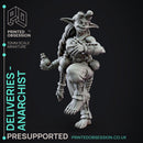 Deliveries - Goblin Anarchist - Potion Thrower - PRESUPPORTED - 32mm scale