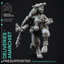 Deliveries - Goblin Anarchist - Potion Thrower - PRESUPPORTED - 32mm scale