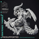 Demi Fiends - 3 Models - PRESUPPORTED - Hell Hath No Fury - 32mm model