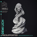 Demi Lich - Tiny Undead - PRESUPPORTED - 32 mm scale