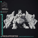 Demon Dragon Centaur - Monsterous Demon - PRESUPPORTED - Hell Hath No Fury - Scale 32mm