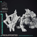 Demon Dragon Centaur - Monsterous Demon - PRESUPPORTED - Hell Hath No Fury - Scale 32mm