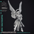 Deva Castellan - Celestial knight - PRESUPPORTED - heaven hath no fury - 32 mm scale