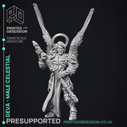 Deva Castellan - Celestial knight - PRESUPPORTED - heaven hath no fury - 32 mm scale - Only-Games