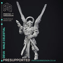 Deva Castellan - Celestial knight - PRESUPPORTED - heaven hath no fury - 32 mm scale