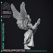 Deva Castellan - Celestial knight - PRESUPPORTED - heaven hath no fury - 32 mm scale - Only-Games