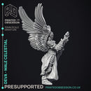 Deva Castellan - Celestial knight - PRESUPPORTED - heaven hath no fury - 32 mm scale