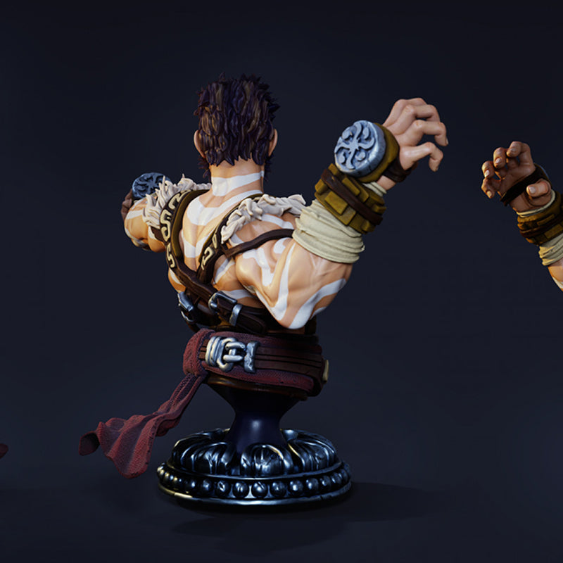 Dewan The Monk - Warrior Bust - STL only - Only-Games