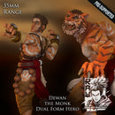 Dewan The Monk - Dual Form Mini - STL only - Only-Games