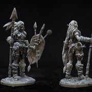 Dhoruba The Barbarian - Idle and Action Pose Lion Rider - STL only - Only-Games