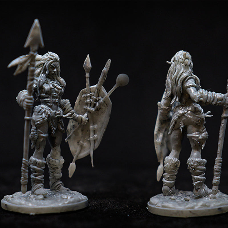 Dhoruba The Barbarian - Idle and Action Pose Lion Rider - STL only - Only-Games