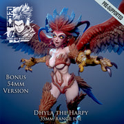 Dhyla The Harpy - STL only - Only-Games