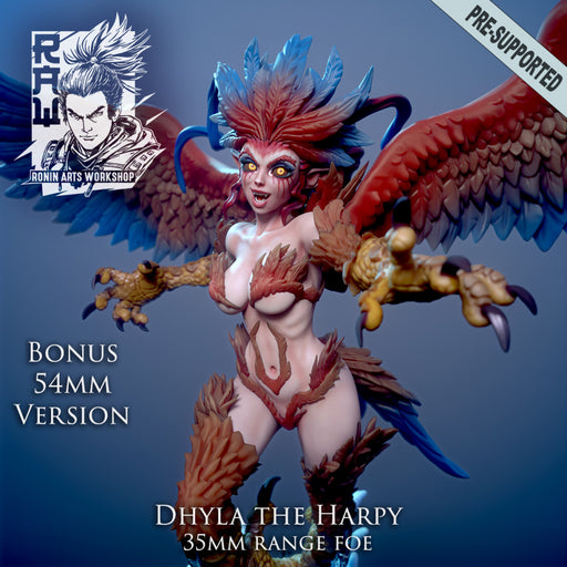 Dhyla The Harpy - STL only - Only-Games