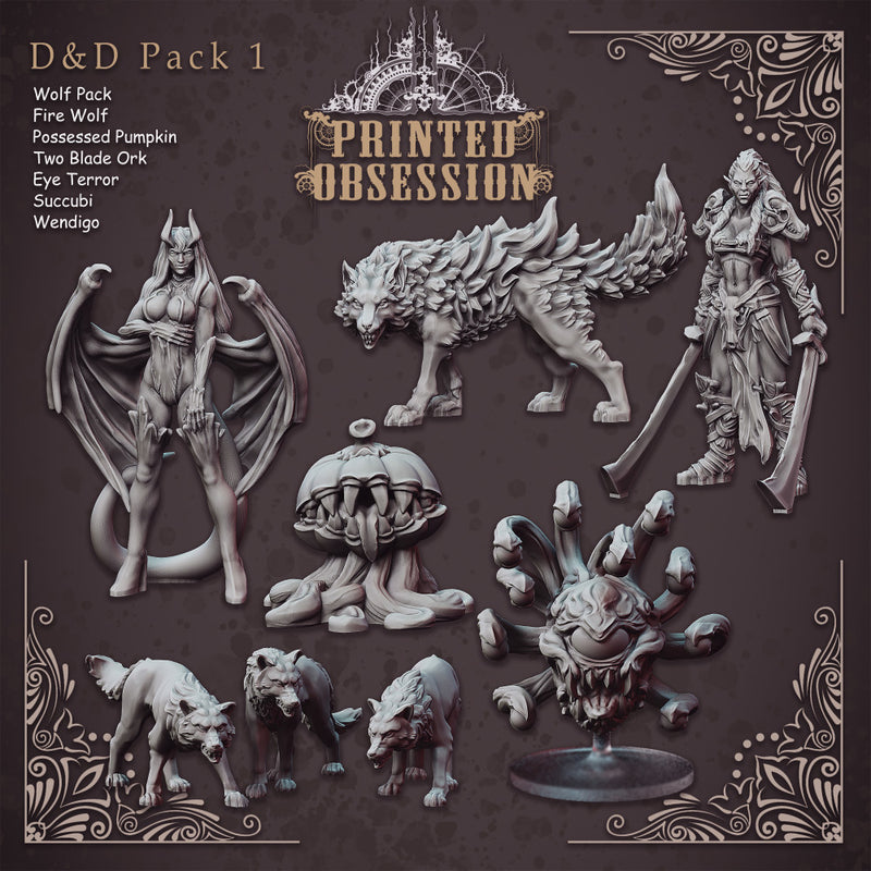 Ultimate D&D Collection 1 - 8 stls included.