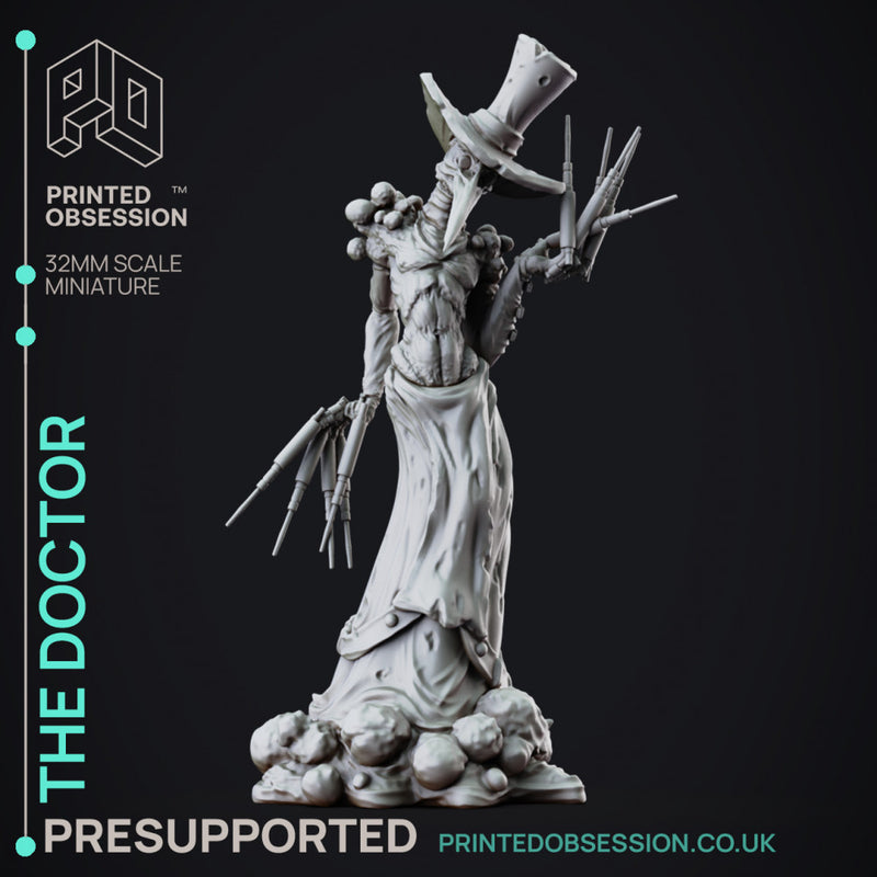 The Good Doctor - Lady of Pox - PRESUPPORTED - 32mm Scale