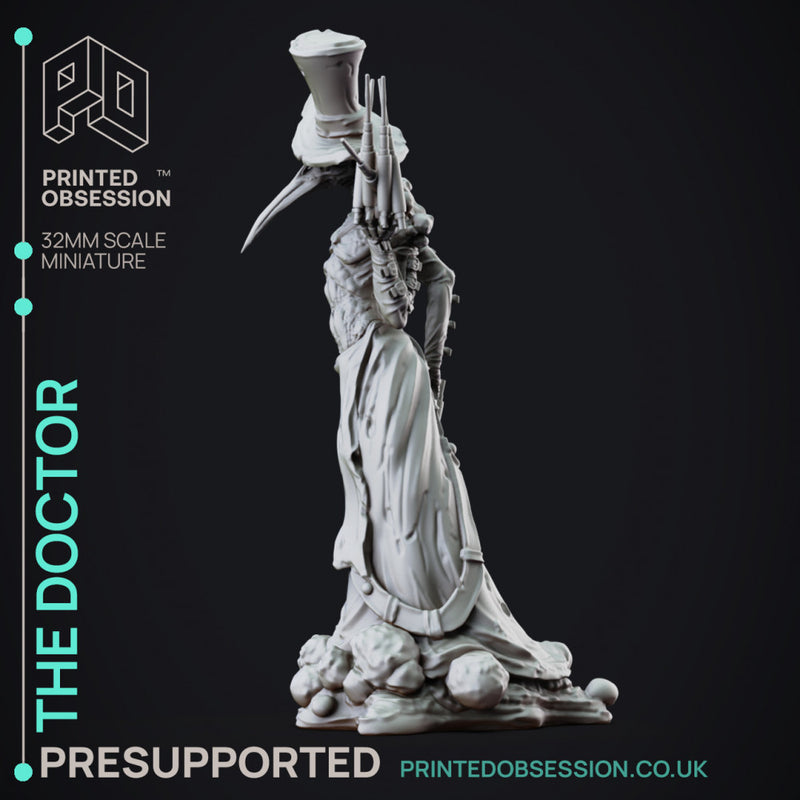 The Good Doctor - Lady of Pox - PRESUPPORTED - 32mm Scale