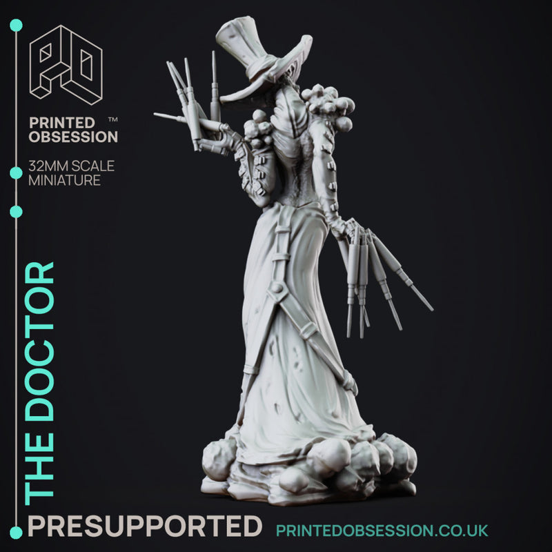 The Good Doctor - Lady of Pox - PRESUPPORTED - 32mm Scale