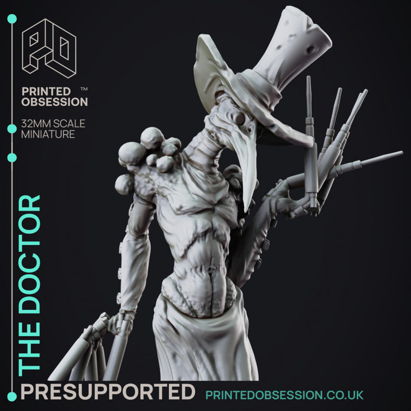 The Good Doctor - Lady of Pox - PRESUPPORTED - 32mm Scale