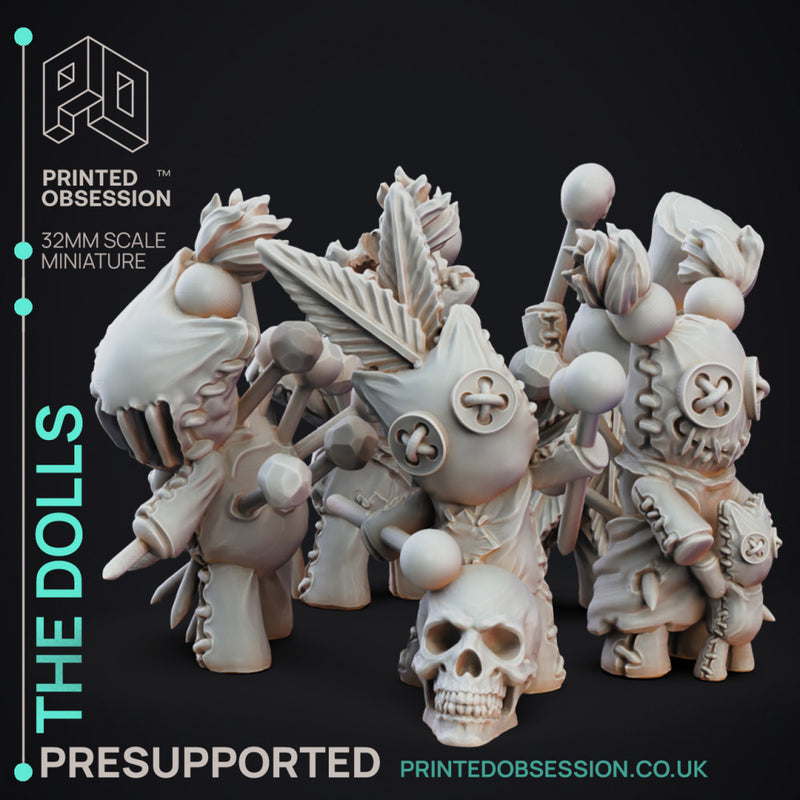 Doll Collection - 6 models - Puppet Masters Show - PRESUPPORTED - 32mm scale