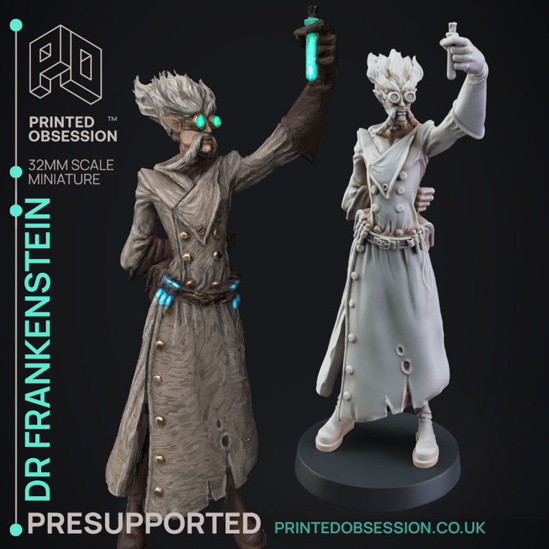 Frankensteins Monster - Pack of 14 models - PRESUPPORTED - Halloween - 32mm scale